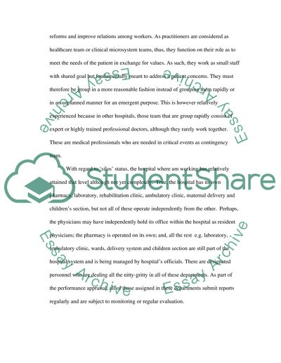 The Effective and Efficient Delivery of Healthcare