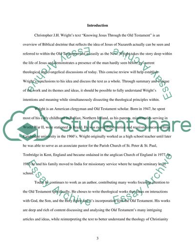 Knowing Jesus through the Old Testament by Christopher Wright