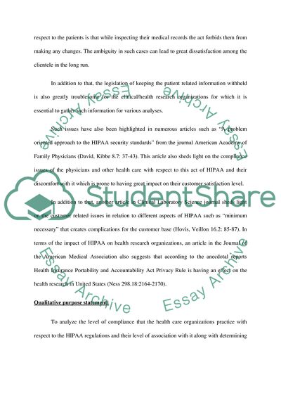 Health Insurance Portability and Accountability Act