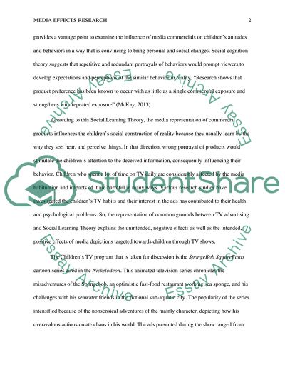 Negative Media Effects