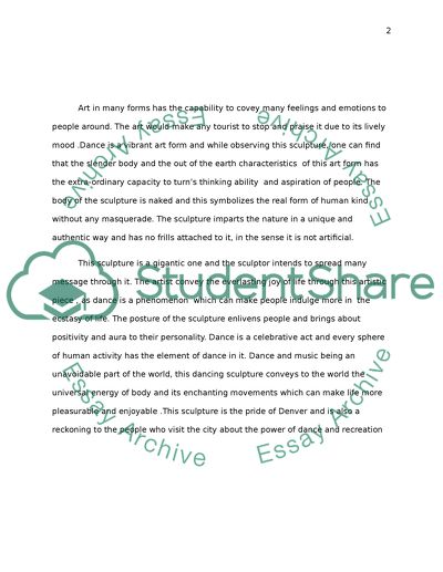 The Dancing Sculpture of Denver