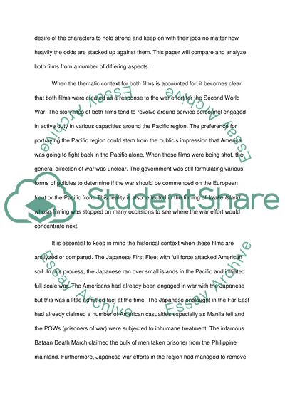 A Portrayal of War in Cinematography: Wake Island So Proudly We Hail