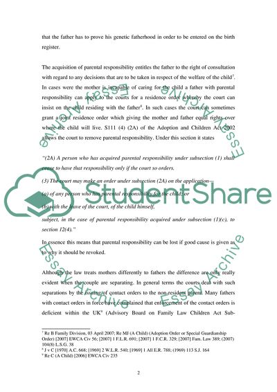 The Law Privileges Mothers and Unfairly Discriminates against Fathers on Every Children Issue