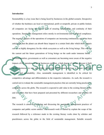 Sustainability Accounting and Reporting