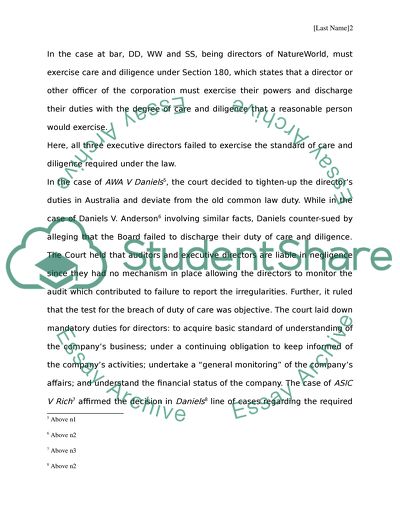 Answer to legal problem questions