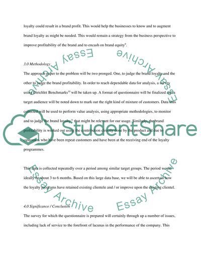 Customer Relationship Management: brand loyalty