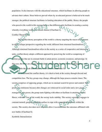 Sociological World View