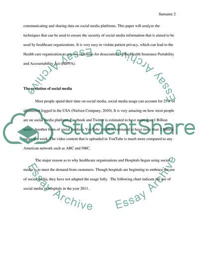 Social Media and Healthcare