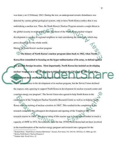 North Koreas Nuclear Program