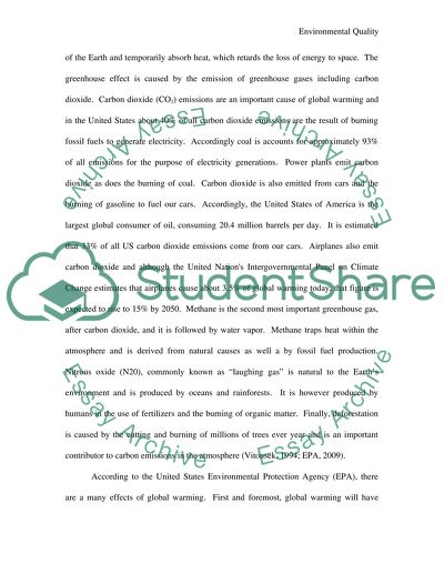 Environmental Quality