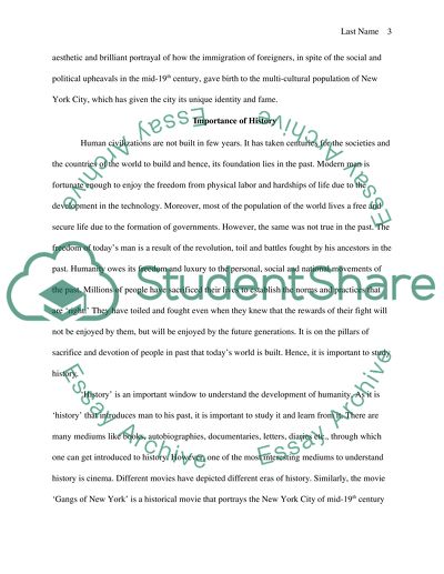 Gangs of New York: Introduction to the Identity of the City