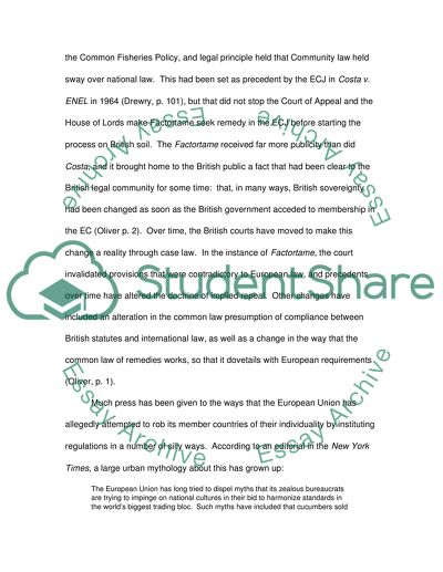 An Analysis of British Sovereignty