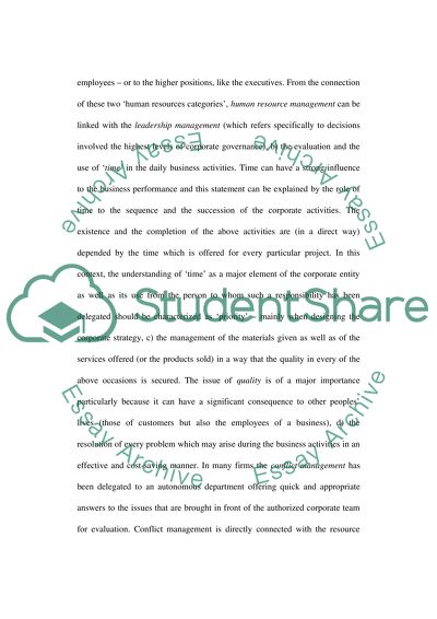 Resource Management Consultancy