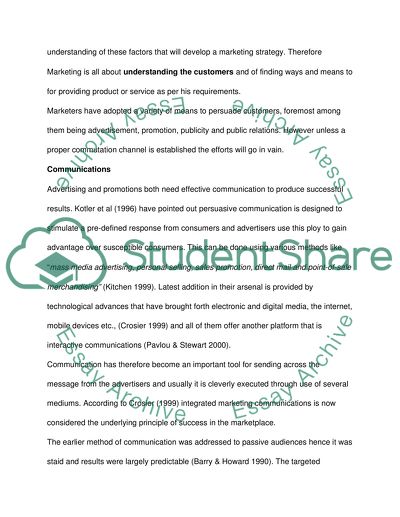 Integrated Advertising Promotion and Marketing Communications