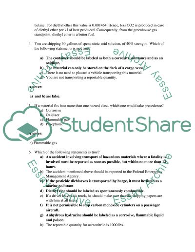 Multiple-Choice Questions in Chemistry