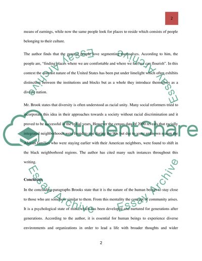 The Nature of Human Beings: the Concept of Community