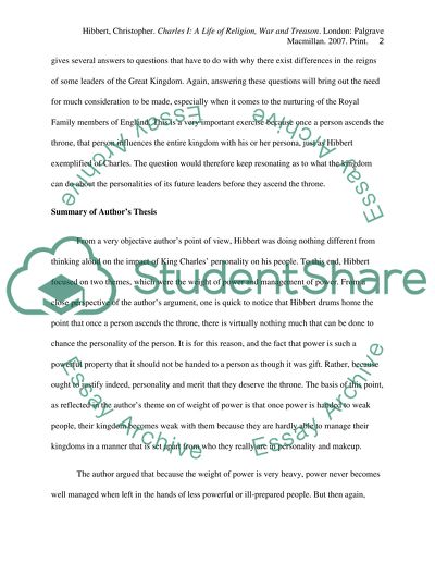 The Persona of Charles