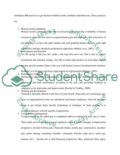 Human Resource Planning - Recruitment and Selection