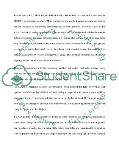 Early Childhood Education