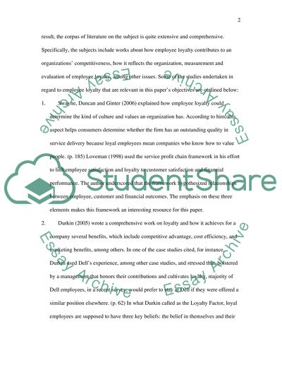 Employment Loyalty at Rhythm