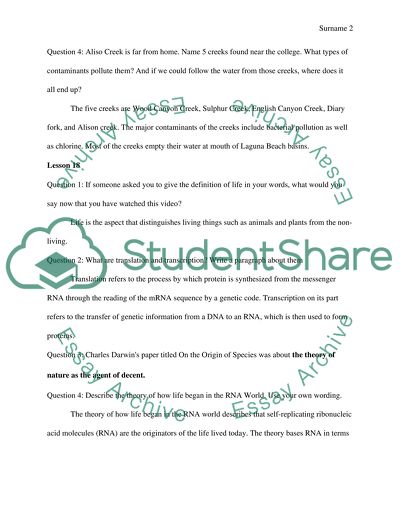 Major Questions about Oceanography