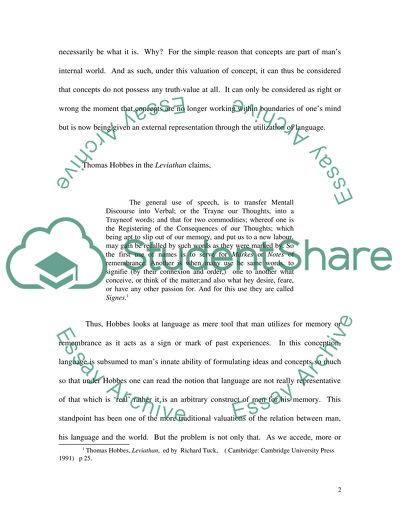 The Role and Main Features of Conceptual Scheme