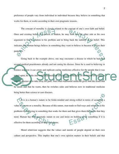 The Myth of Moral Relativism