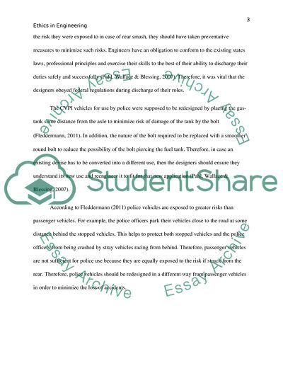 Ethics in Engineering: Ford Crown Victoria Interceptor