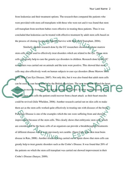 Cloning in the Scientific Field