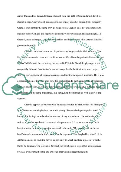 Beowulf and his Monsters