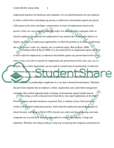 Griggs v. Duke Power Company