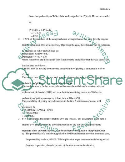 Probability and Statistics