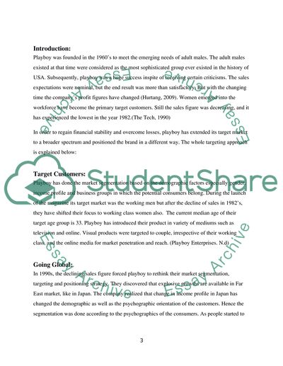 Target Market for Playboy