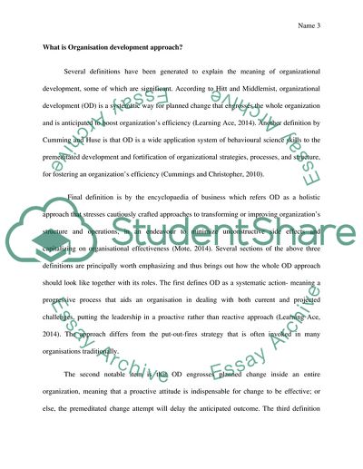 What Difficulties an Organisational Development May Face in Managing Change