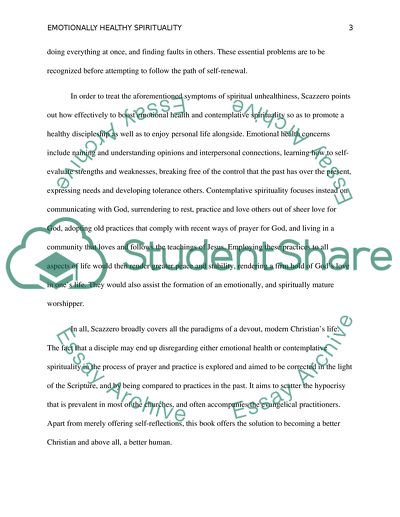 Summary of Emotionally Healthy Spirituality by Peter Scazzero