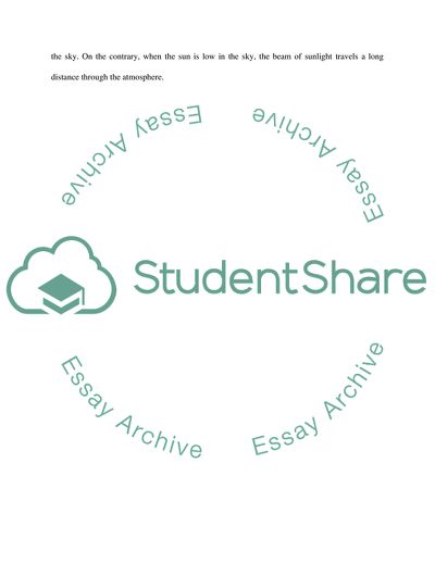 Causes of Changing Seasons
