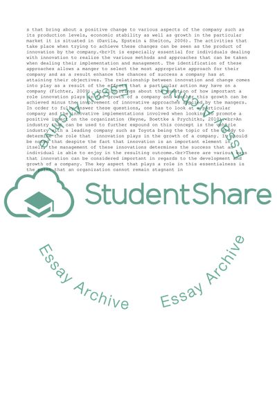 The Importance of Innovation to Companies