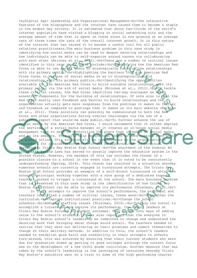 Digital Age: Leadership and Organizational Management