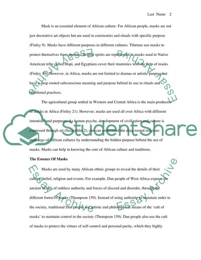 African masks:epitome of myth,mystery and magic