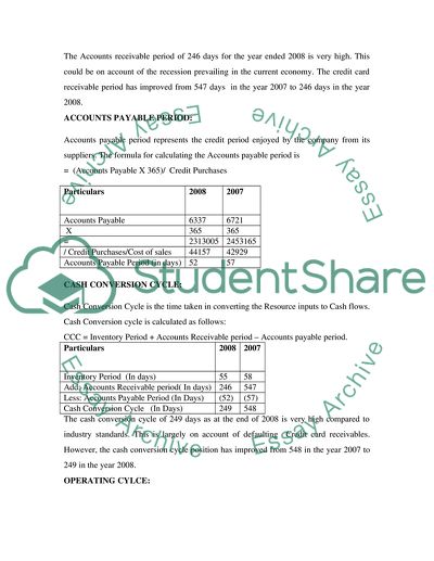 Working Capital Case Study: Target Corporation