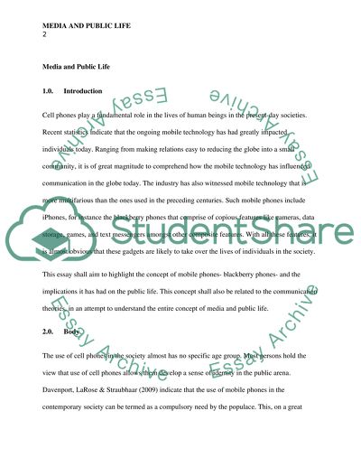 How the media has altered public life