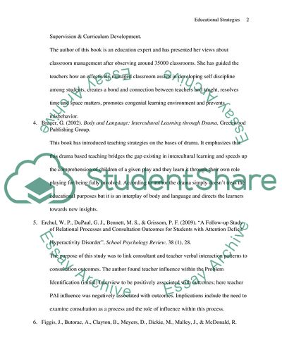 Educational Strategies