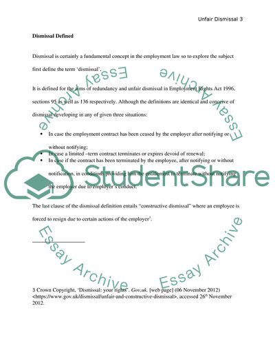The Reality of Dismissal