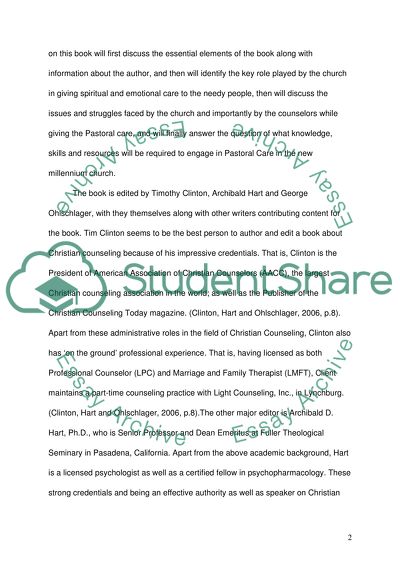 Caring for People Gods Way Critique