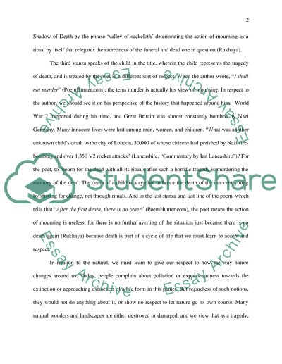 Death and Dylan Thomas