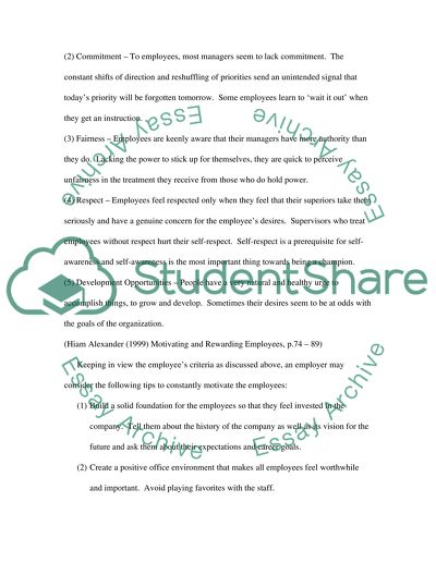 Motivating and Rewarding Employees