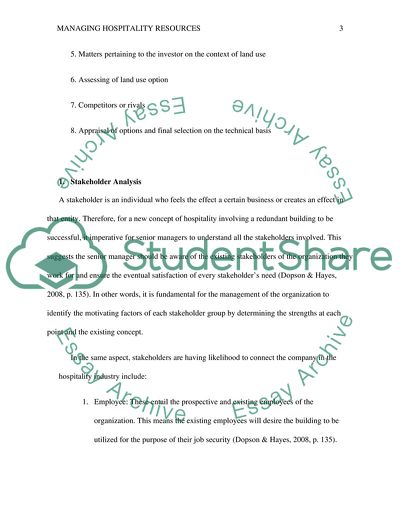 Managing Hospitality Resources