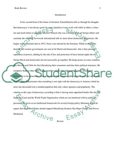 The Future of Freedom: Illiberal Democracy at Home and Abroad