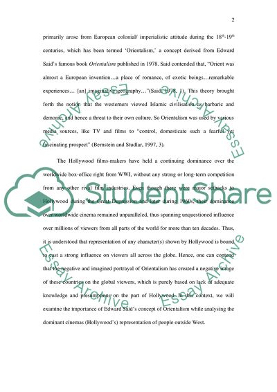 Saids Concept of Orientalism