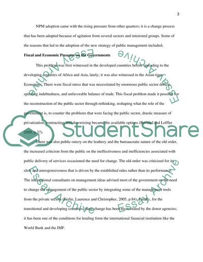 Performance Management in Public Sector